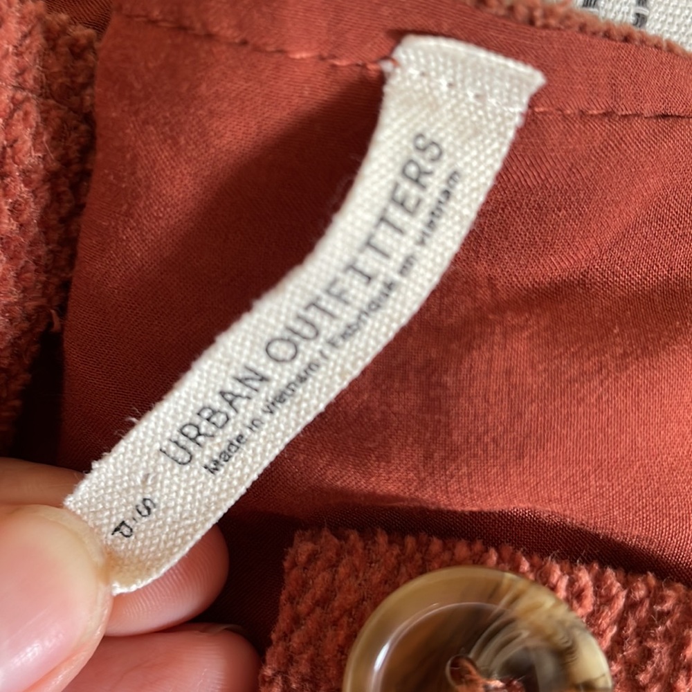 🍄Urban Outfitters🍄  Corduroy Festival Jumpsuit Size Small Petite - Picture 5 of 9